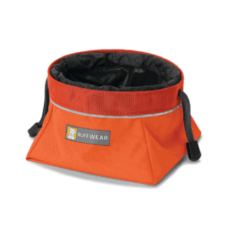 Ruffwear Quencher Cinch Top reseskål orange hos Hundliv