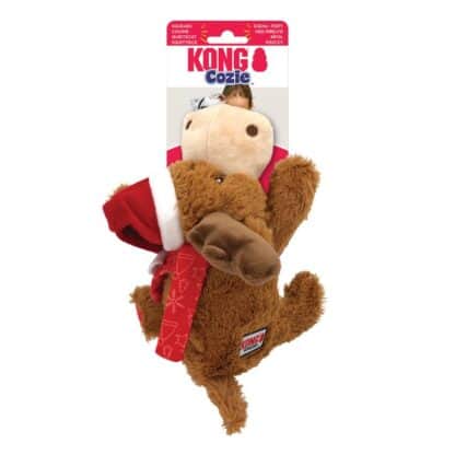 KONG Julleksak Cozie Reindeer Brun M 15cm