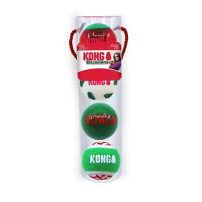 KONG Julleksak Occasions Balls 4p Flerfärgad M 6cm