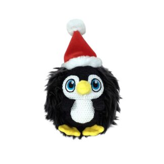 KONG Julleksak ZigWigz Penguin Svart M 19cm