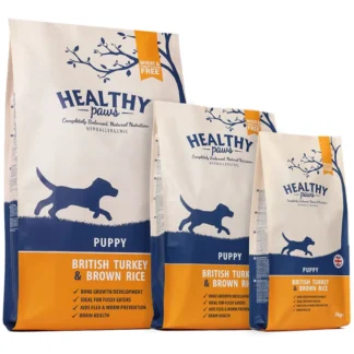 Healthy Paws - British turkey and brown rice puppy