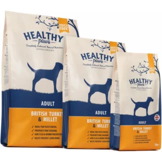 Healthy Paws - British turkey and millet adult