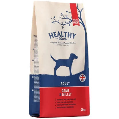 Healthy Paws - Game and millet adult 2kg