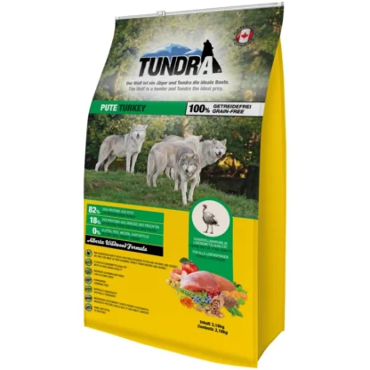 Tundra kalkon hundfoder spannmålsfritt 3,18kg