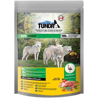 Tundra kalkon hundfoder spannmålsfritt 750g