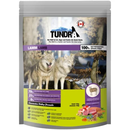 tundra lamm hundfoder 750g