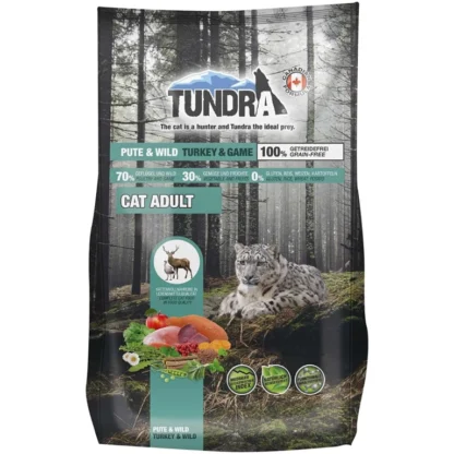 Tundra kattfoder kalkon och vilt 1.45kg
