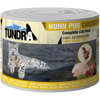 Tundra våtfoder till katt 6x200g – kyckling