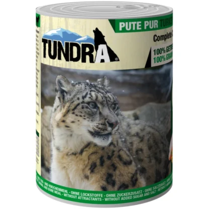 Tundra våtfoder till katt 6x400g – kalkon