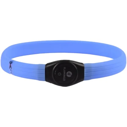 Blinkhalsband Visio – Jumbo blå , USB-laddning