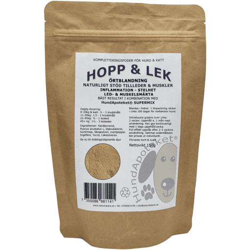 Hundapoteket Hopp och Lek 150g