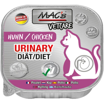 Macs Katt Vetcare Urinary Kyckling Storpack 16x100g