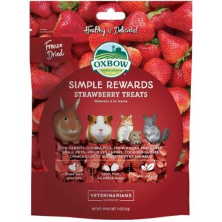 Oxbow Simple rewards strawberry treats 15g