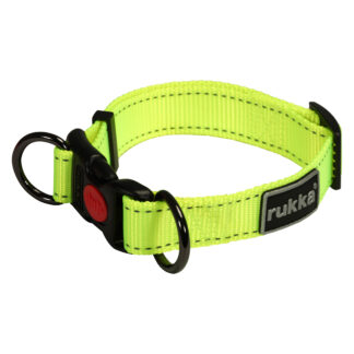 Rukka Bliss hundhalsband - Neon gul