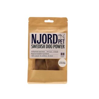 Njord Pet Svenskt Hundtugg - Nötstrips 5-pack