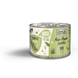Mac's Paw Power Smoothie till hund 6x200g – Nöt