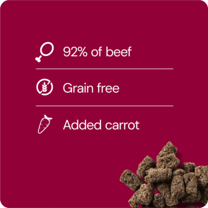 Rauh Beef & Carrot treat - 100g - Bild 2
