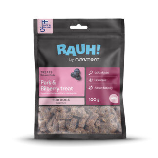 Rauh Pork & Bilberry treat - 100g