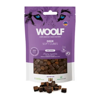 WOOLF Soft Cubes Iberisk Hjort - 100g