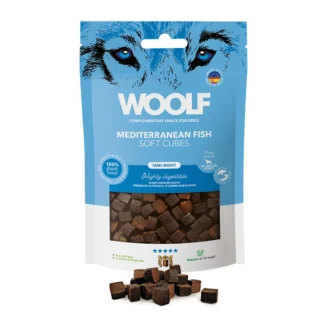 WOOLF Soft Cubes Medelhavsfisk - 100g