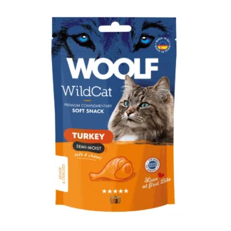 WOOLF Wildcat snacks Kalkon - 50g
