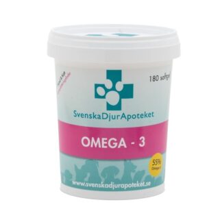 Svenska djurapoteket Omega-3 180 Kapslar